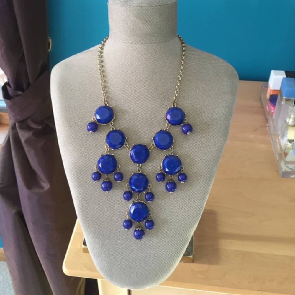 Francesca Blue Statement Necklace